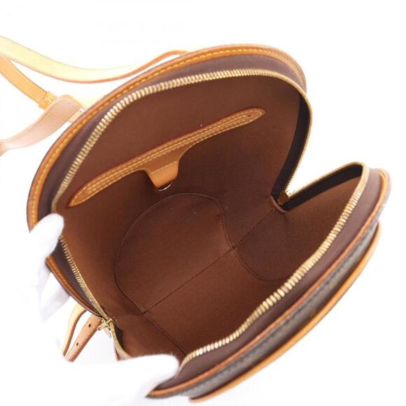 LOUIS VUITTON Brown Monogram Leather Ellipse Backpack - Picture 4 of 11
